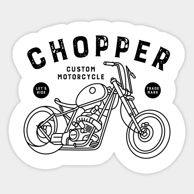 Chopper 3 Sticker by VEKTORKITA